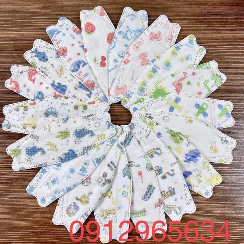 50c khẩu trang trẻ em 4 lớp cao cấp LP Mask kháng khuẩn ngăn bụi mịn chính hãng an toàn cho bé