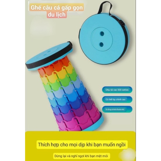 Ghế nhựa câu cá gấp gọn tiện lợi