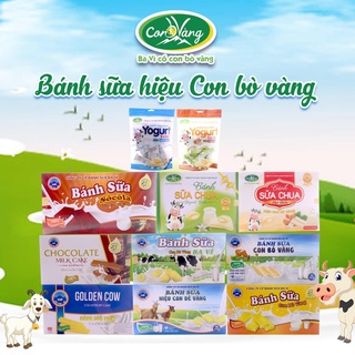 Hộp 14 Chiếc Bánh Sữa Nguyên Chất Con Bò Vàng Ba Vì 180g