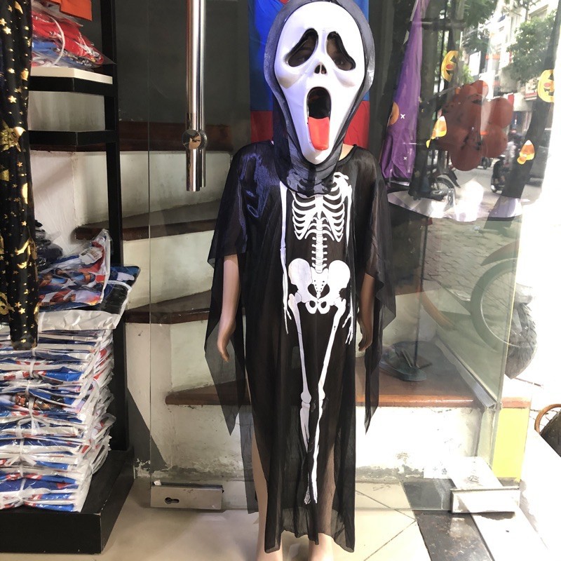 Áo Bộ Xương Trang Phục Hoá Trang Halloween