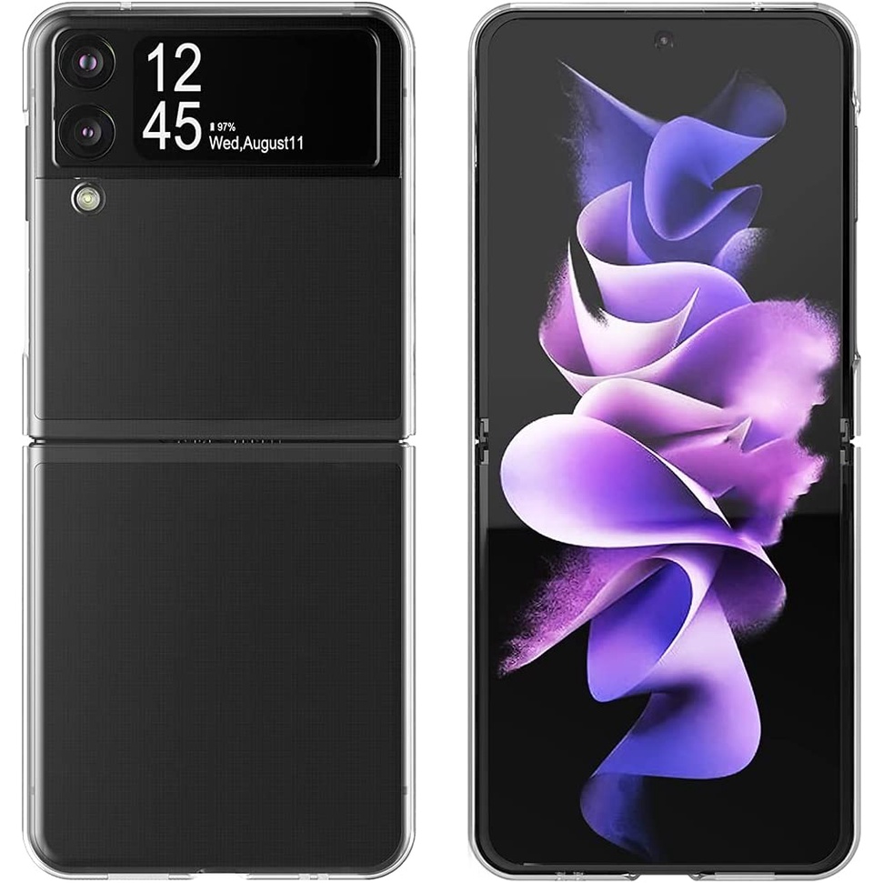 Ốp Điện Thoại PC Cứng Trong Suốt Chống Trầy Xước Cho Samsung Galaxy Z Flip 3 / Z Flip 4 / Z Fold 3 5G / Z Fold 44