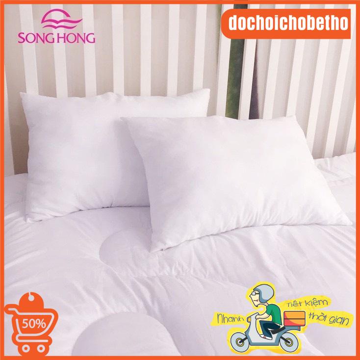 Ruột gối đơn Sông Hồng 45x65cm, ruột gối Sông Hồng cao cấp ép hơi
