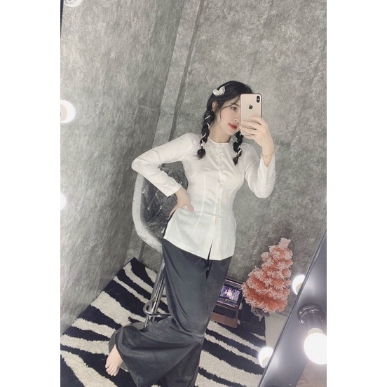 bà ba đi chùa  vải gấm#đồ lam thời trang đồ Phật giáo