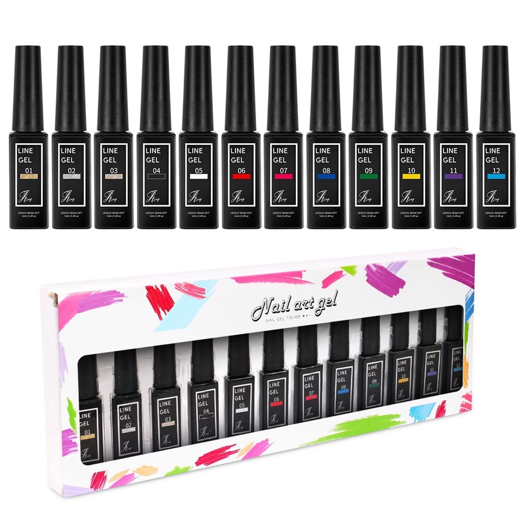 XIANTIN Sơn Móng Tay Gel UV 12 Màu