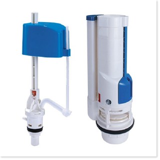 Bộ ruột thay thế cho bồn cầu 2 nút nhấn, cọc xả cao 26cm