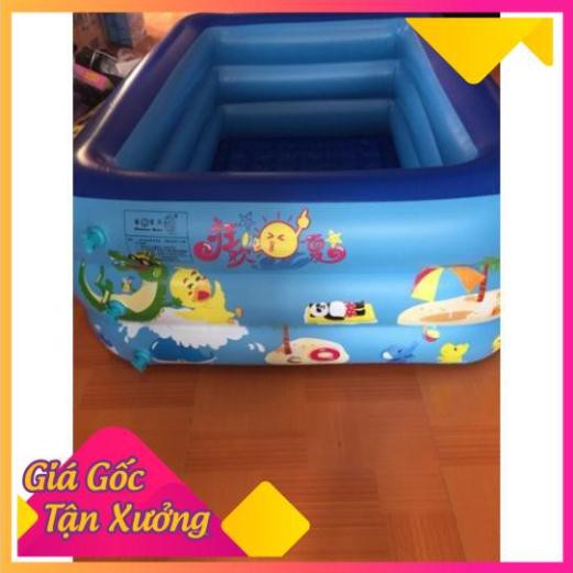 [HOT DEAL] Bể bơi 1m50-3 tầng(tặng kèm keo+miếng vá dự phòng)  (hang hot)