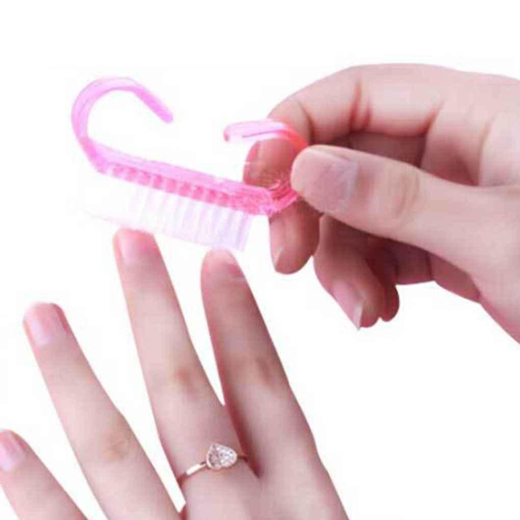 Set 2 Cọ Nhựa Loại Bỏ Bụi Bẩn Làm Sạch Móng Nghệ Thuật