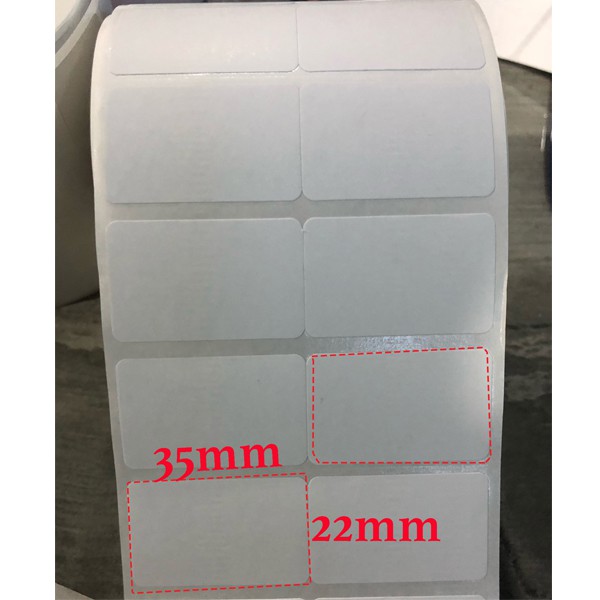 (Combo 10 cuộn) Giấy in 2 tem nhiệt 35x22, decal nhiệt 72x22, tem siêu thị 35x22, tem dán giá 35x22