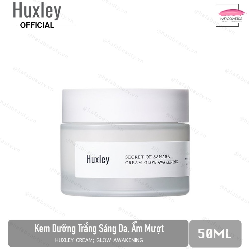 Kem dưỡng ẩm, trắng sáng da Huxley Cream; Glow Awakening 50ml - HAFA BEAUTY