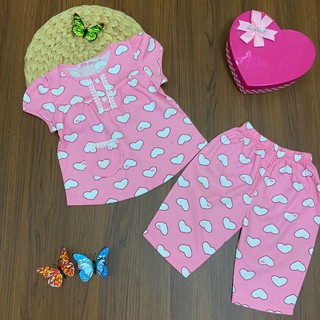 Bộ đồ Kate lụa Thái cho bé gái size 10kg đến 33kg