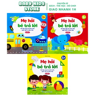 Trọn bộ 3 cuốn " mẹ hỏi bé trả lời". bộ quà tặng cho bé