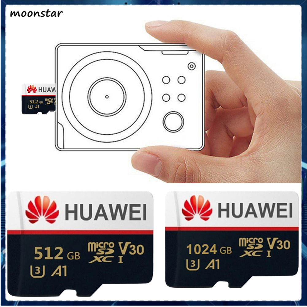 Thẻ Nhớ Micro Tf Ms Hua Wei 512G / 1T U3 Cho Điện Thoại, Máy Tính Bảng