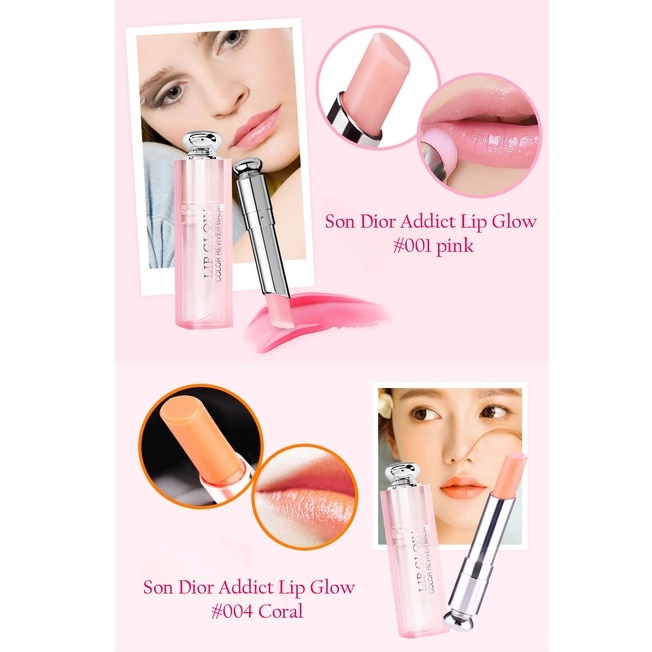 Son Dưỡng Môi Dior Addict Lip Glow Chính Hãng mới nhất 2021 tạo độ căng mọng, đầy sức sống cho đôi môi