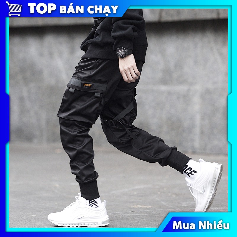 Quần thể thao nam 💥FREESHIP💥 jogger mã TT42 kaki Black thô túi hộp Cao Cấp kiểu bó ống Hàn Quốc chất vải đẹp ống dài