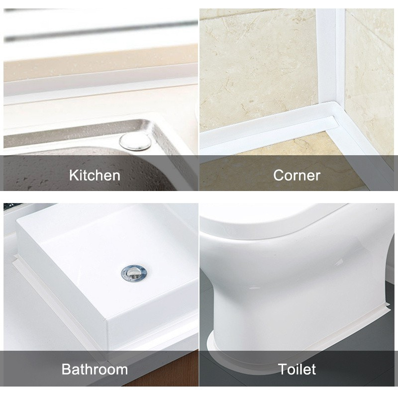 Wall corner window bath tape sealing strips pvc kitchen waterproof wall sticker self-adhesive seam toilet