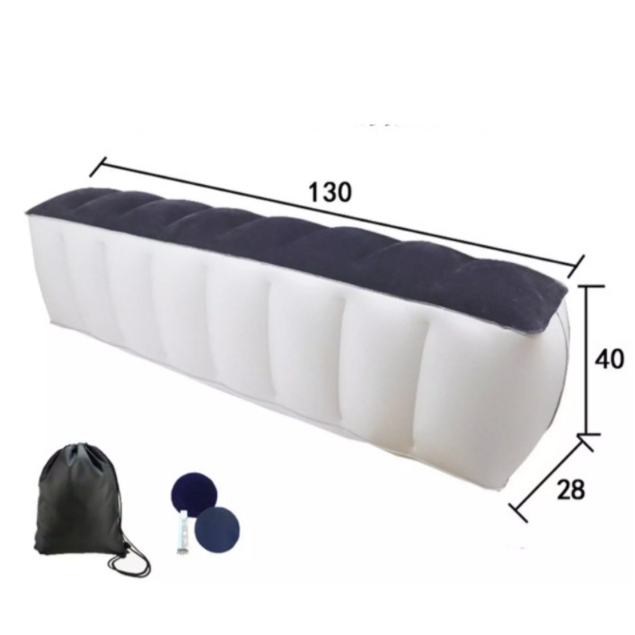 Đệm chân bơm hơi làm giường trên ô tô 5 chỗ và 7 chỗ tặng kèm máy bơm
