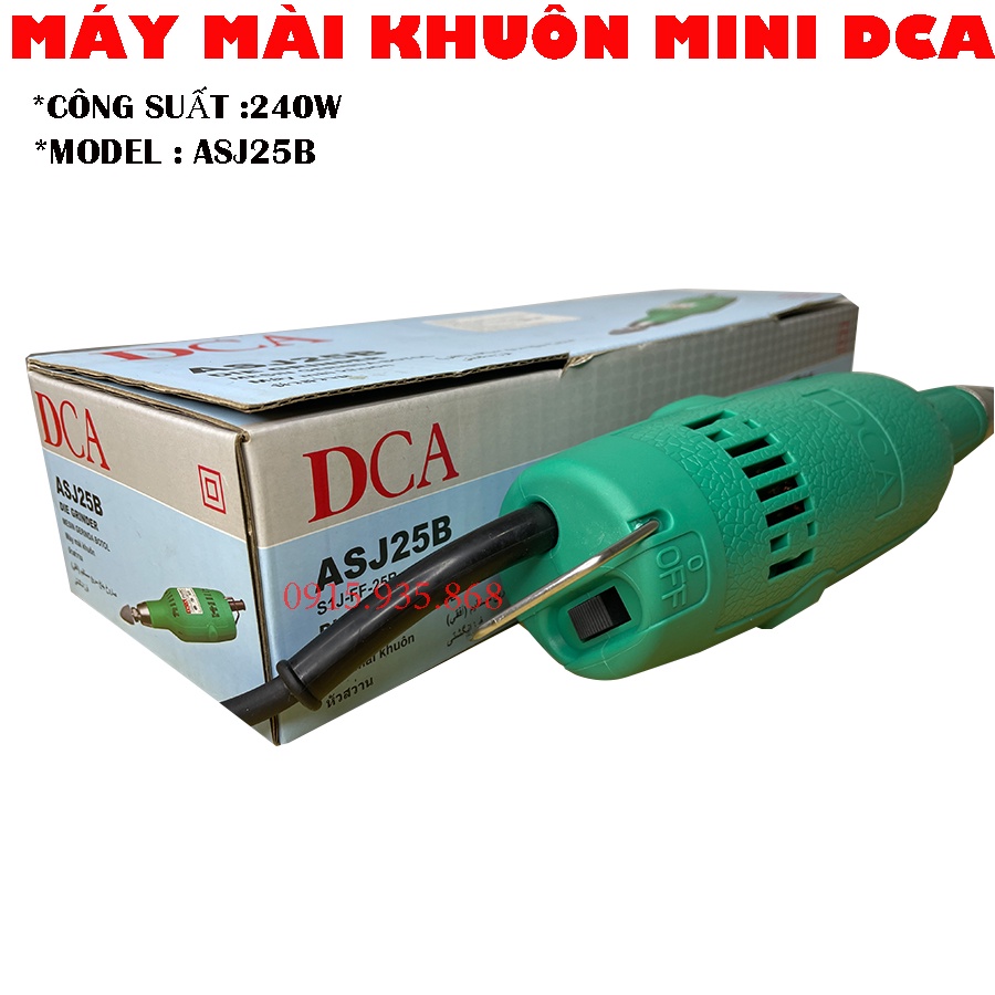 Máy mài khuôn  DCA  ASJ25B Công suất 240w đầu kẹp 6, Bảo Tín Official Store