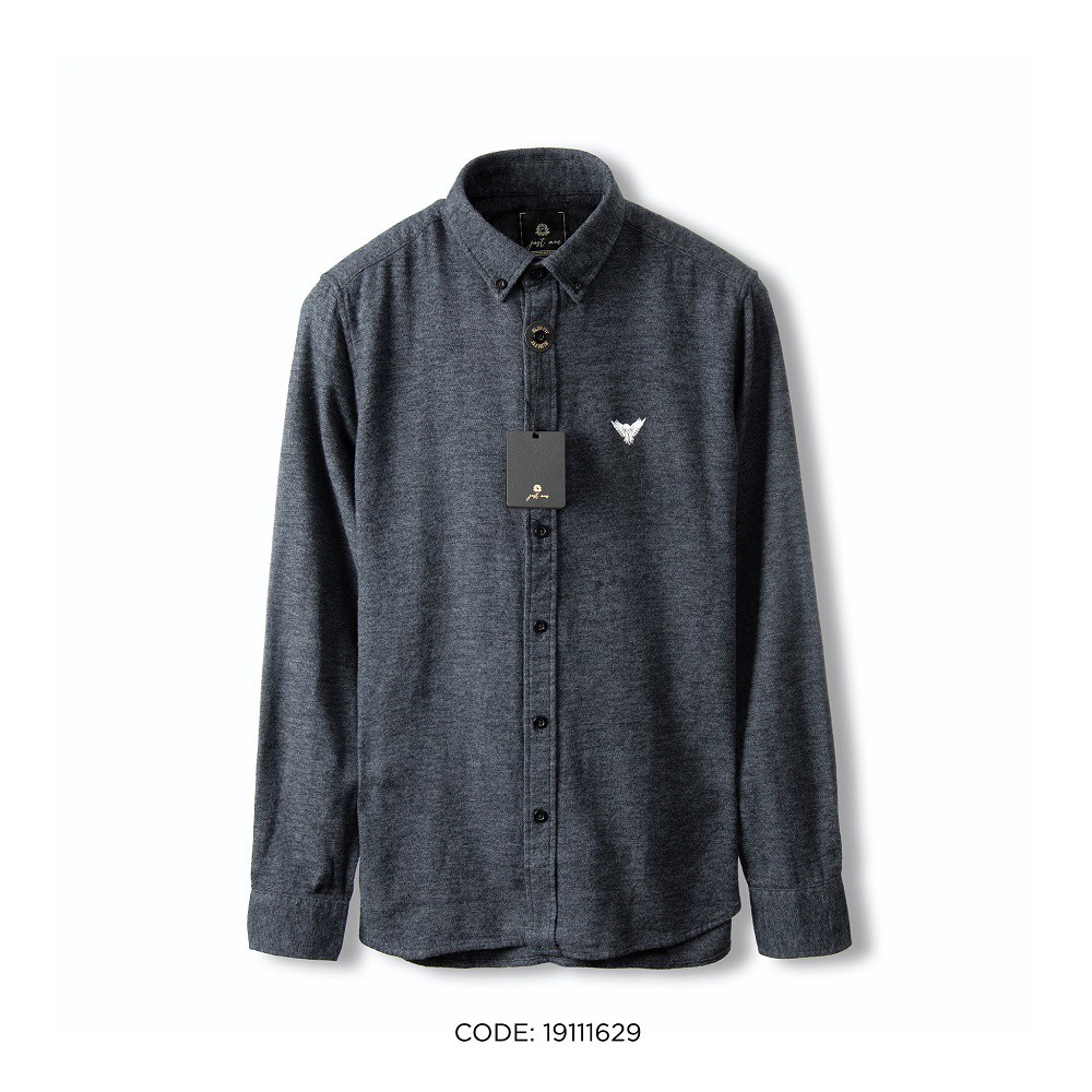 Áo Sơ Mi Nam Just Men Trơn Tay Dài | BigBuy360 - bigbuy360.vn