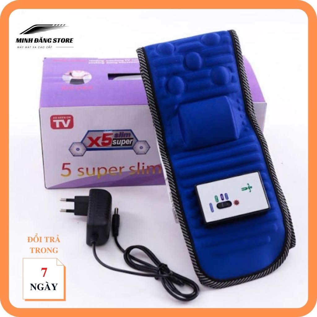 Đai massage giảm mỡ bụng X5 Hàn Quốc, Đai mát xa hỗ trợ giảm mỡ bụng, săn chắc cơ thể. [ Bảo Hành 1 đổi 1]