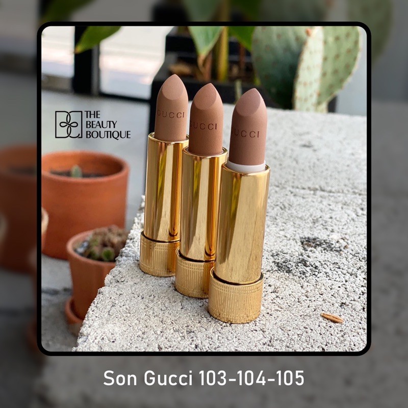 Son Gucci Matte màu 103, 104, 105 và 209 (Unbox)