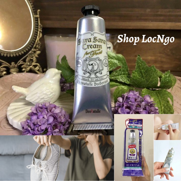 Kem bôi khử mùi hôi chân Deonatulle Sara Sara Cream Nhật Bản 30g by Shop LocNgo