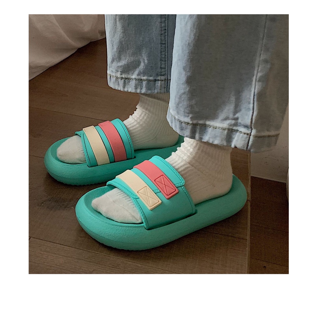 Dép quai ngang đế bánh mì Hàn Quốc - US724