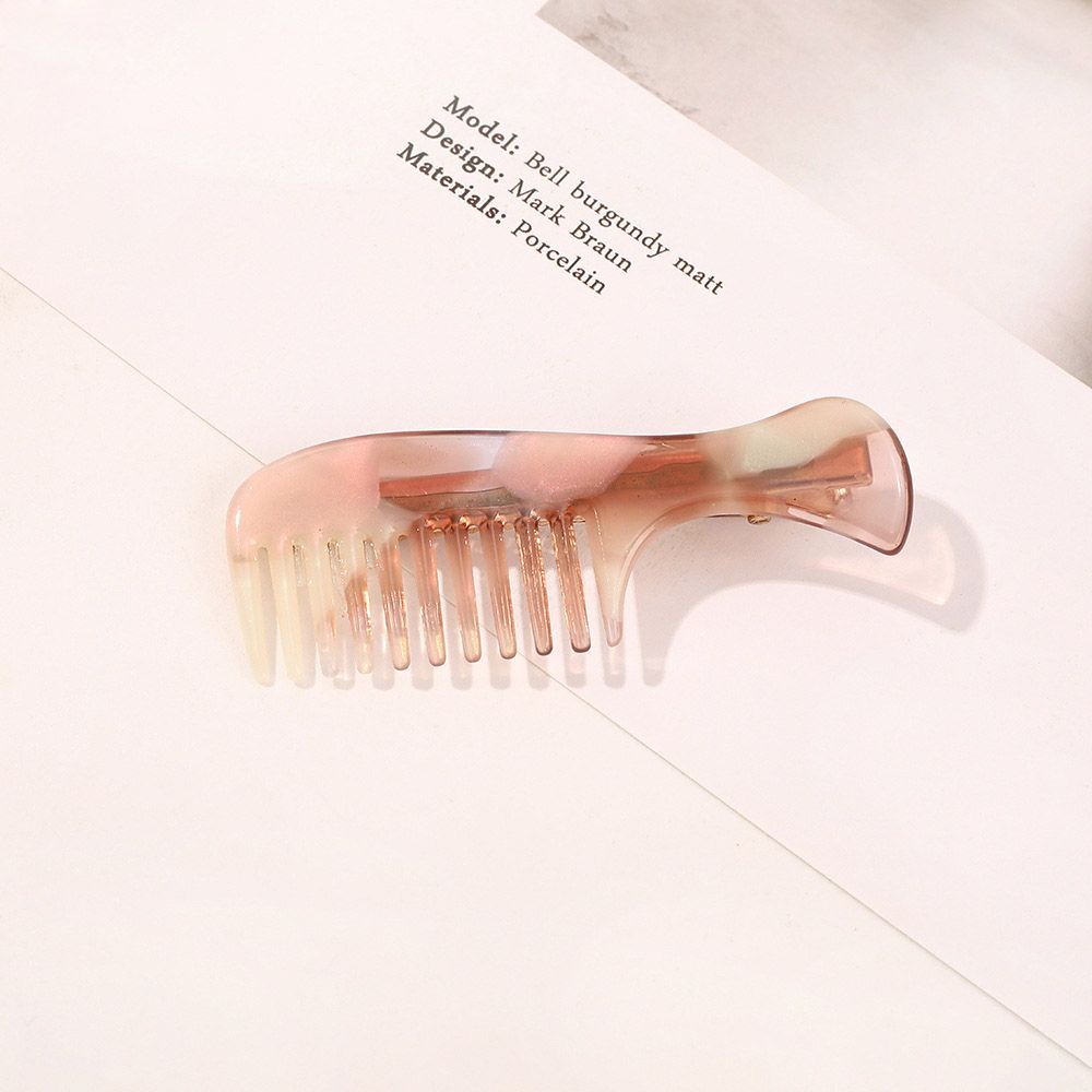 (Hàng Mới Về) Kẹp Tóc Hình Chiếc Lược Nhiều Màu Sắc Thời Trang Cho Nữ