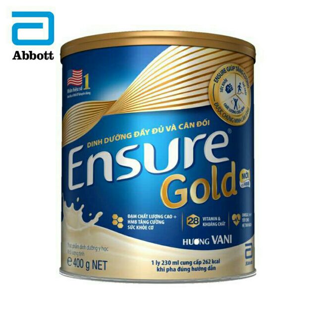 Sữa bột Abbott Ensure Gold (HMB) 400g