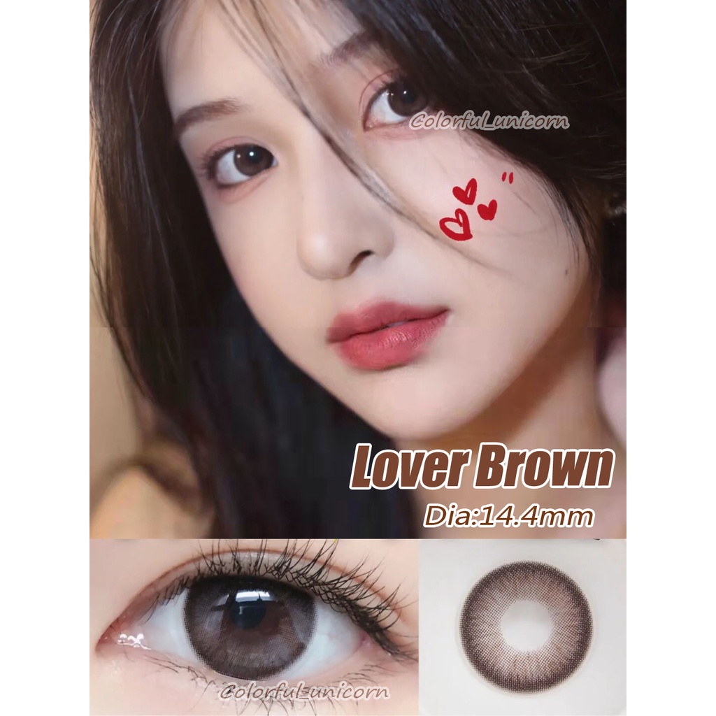 Kính áp tròng Colorhunter Dùng 1 Năm 14.4mm 0 - 8 Độ 1 cặp