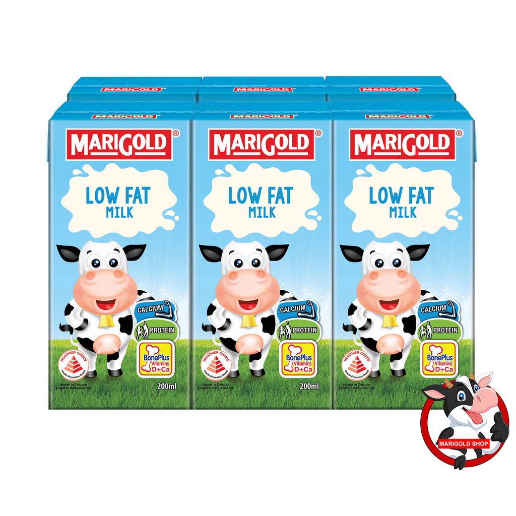 Combo 3 lốc sữa Marigold mix 3 vị - Marigold Shop
