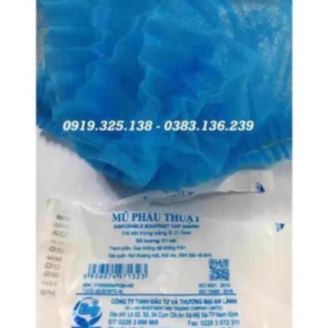 50 cái Mũ chụp đầu y tế tiệt trùng - An Lành