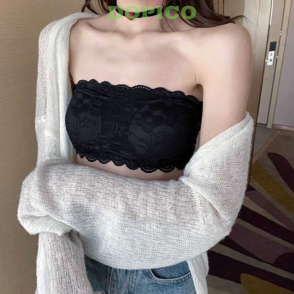 Áo bra ren không dây đẹp, áo ngực không dây cúp ngực quyến rủ DOPCICO B088