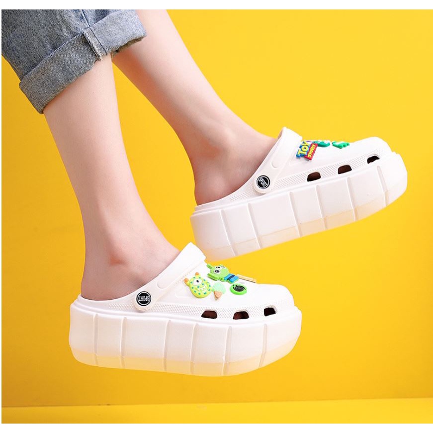 Sục Nữ Thời Trang Độn Đế CR Smile Đế Cao 6cm Siêu Đẹp