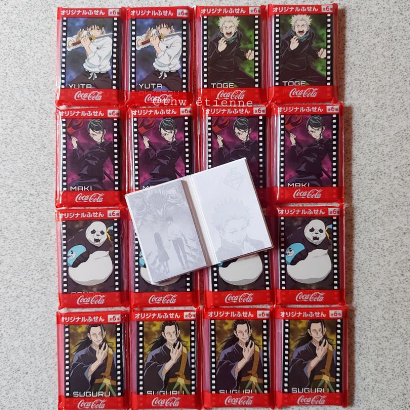 (SẴN) Mini notes Jujutsu Kaisen JJK/ Chú Thuật Hồi Chiến movie 0 (JJK0×CocaCola)