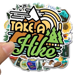 Set 50 miếng dán sticker Go outside