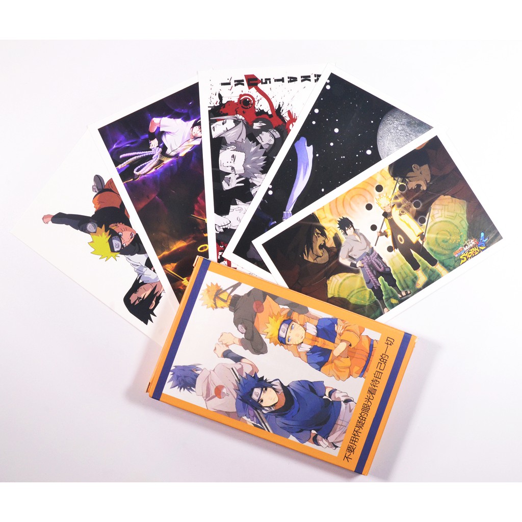 Hộp Postcard, Bưu thiếp Anime - Naruto Shippuuden 15x9cm [AAM] [PGN22]