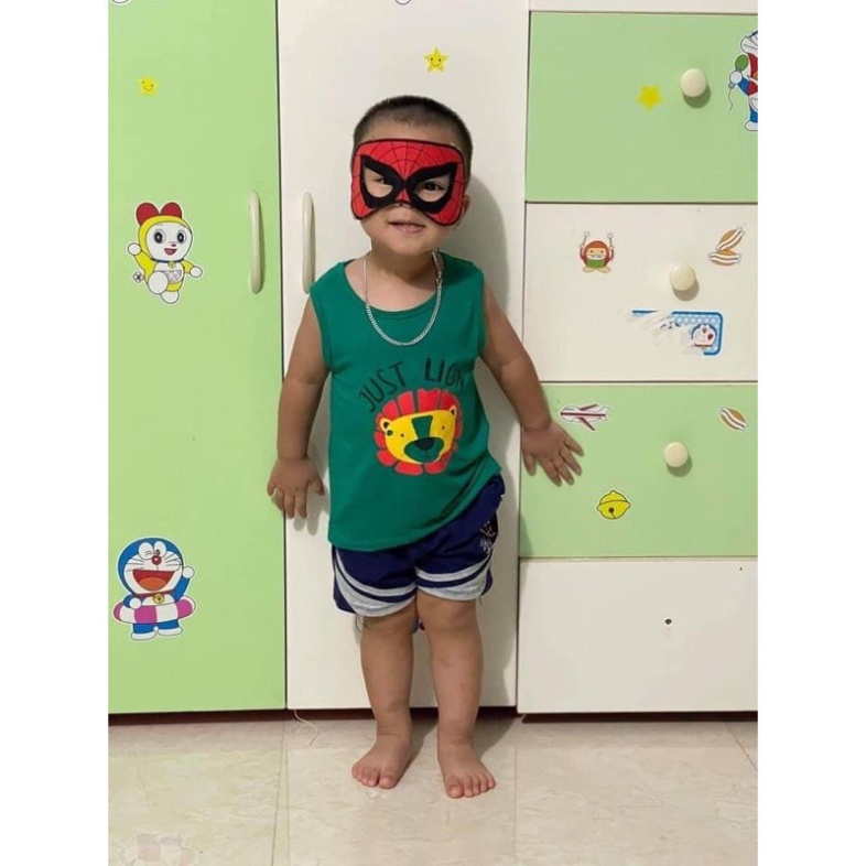 Áo Ba Lỗ Cho Bé Trai Bé Gái, Áo Ba Lỗ Xuất Dư Chất Thun Lạnh Thoáng Mát Họa Tiết Dễ Thương