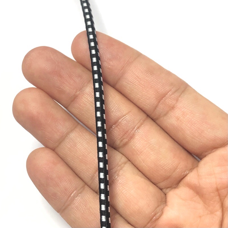 4 sợi 65cm - dây dù thun 3,5mm co giản 100% hàng xuất khẩu đẹp, chắc chắn dùng trong thời trang, dây giày, treo balo