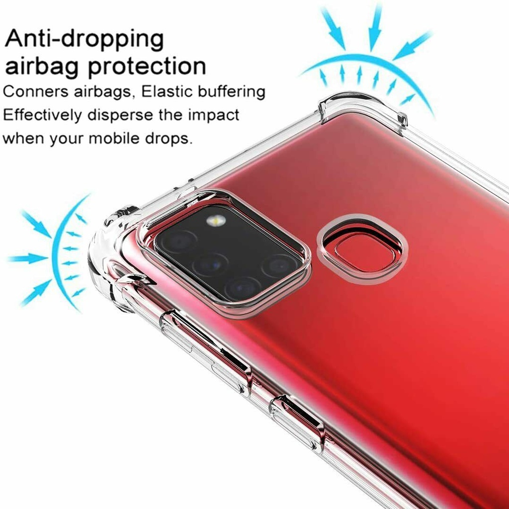 Ốp điện thoại chống sốc trong suốt cho  For SAMSUNG GALAXY M31 M21 M11
