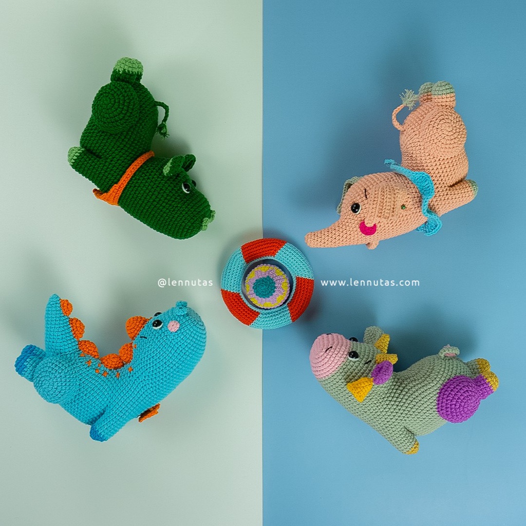 DIY, Công Thức, Bài Hướng Dẫn,Móc Thú Bông Nhồi Len