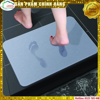 Thảm đá Diatomite siêu thấm nước thảm đá lau chân không lo xê dịch sạch sẽ chống trơn trượt dùng nhiều lần