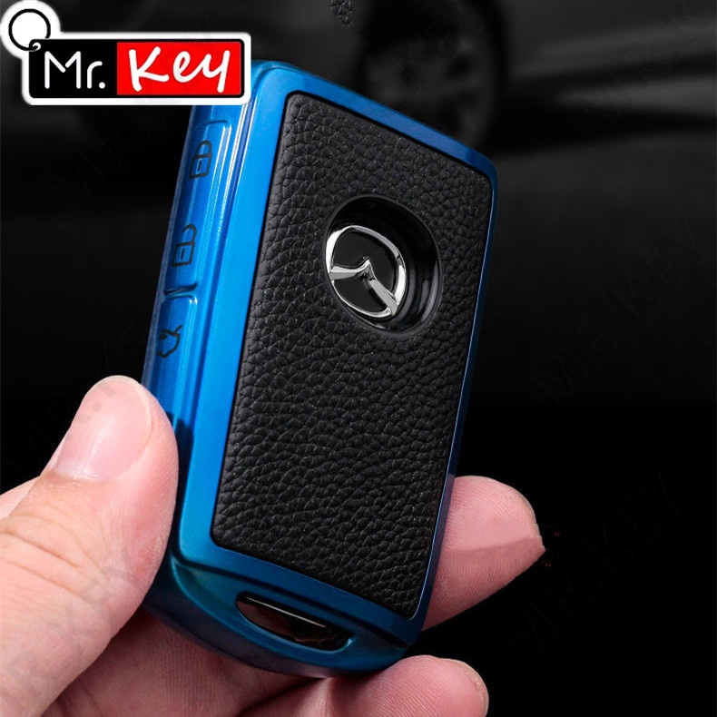 Bao Da TPU Bọc Chìa Khóa Thông Minh Cho Xe Hơi Mazda 3 Alexa CX4 CX5 CX-5 CX8 CX-30 CX30 2019-2020