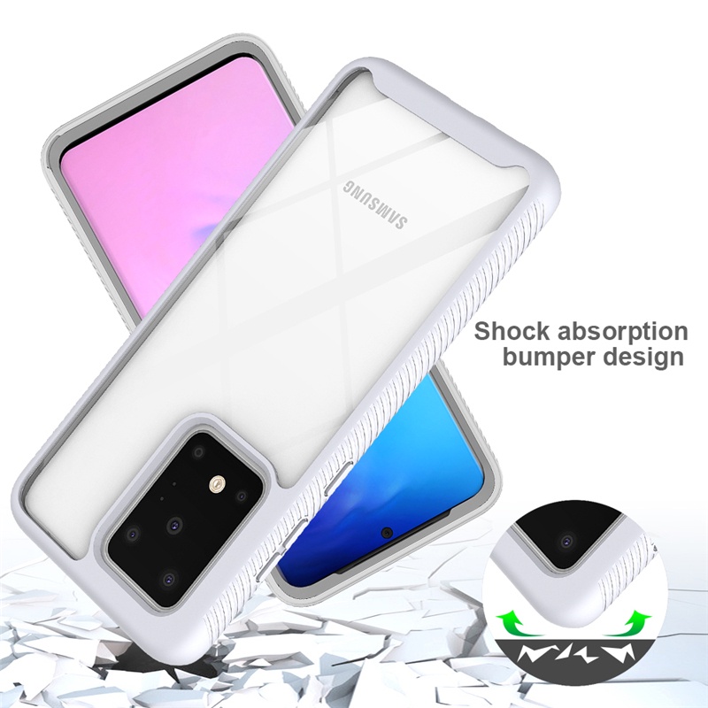 Ốp Điện Thoại 2 Trong 1 Chống Sốc Bảo Vệ 360 Độ Cho Samsung Galaxy S9 Plus S10 Plus S10e S20 Plus S20 Ultra