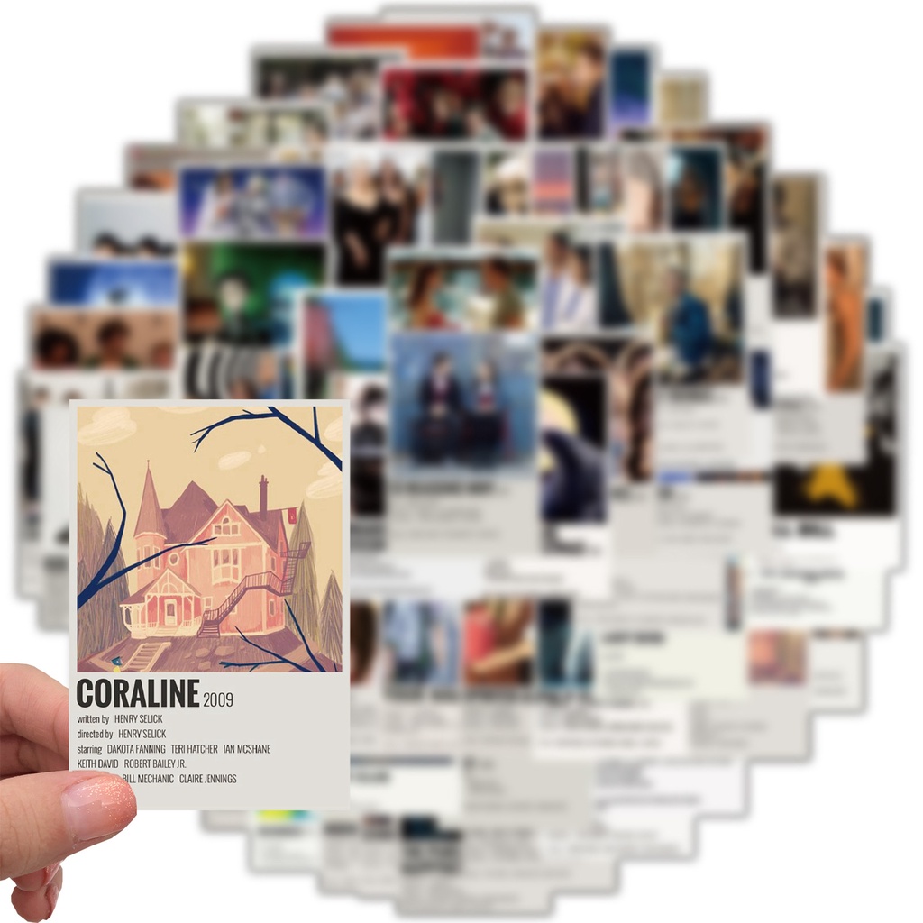 JOJO· Bộ Hình Dán Chống Thấm Phim Cổ Điển, 64 tờ/bộ