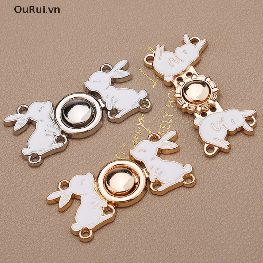 1 Cặp Nút Kẹp Áo Khoác Cardigan / Váy Bằng Kim Loại Tùy Chỉnh Tiện Dụng