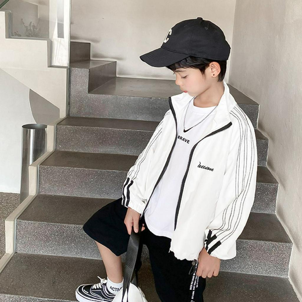 Áo khoác trẻ em size đại bé trai bé gái basic dù 2 lớp Lelldove FIVEBE 0307