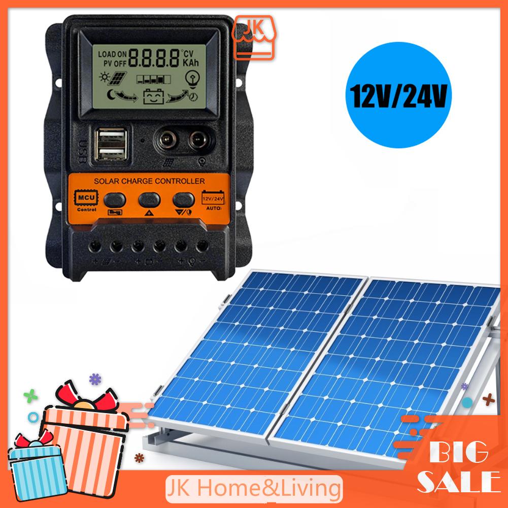 Bộ điều khiển sạc năng lượng mặt trời 12v 24v