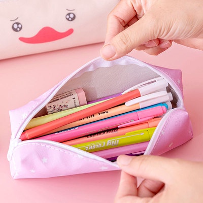 Túi Bút Cute Bằng Vải Xinh Màu Sắc Tươi Sáng Dễ Thương, Hộp Bút Cute ANANStore