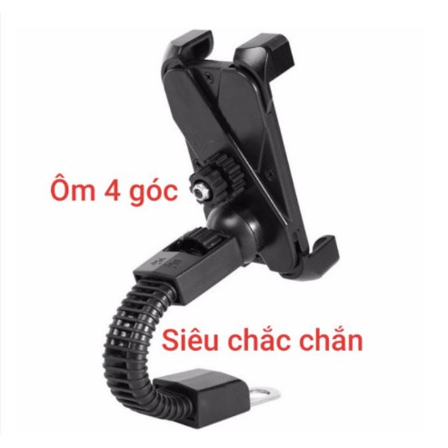 [Rẻ vô địch] GIÁ ĐỠ KẸP ĐIỆN THOẠI 4 GÓC SIÊU CHẮC CHẮN ( ĐI PHƯỢT, CHẠY GRAB)