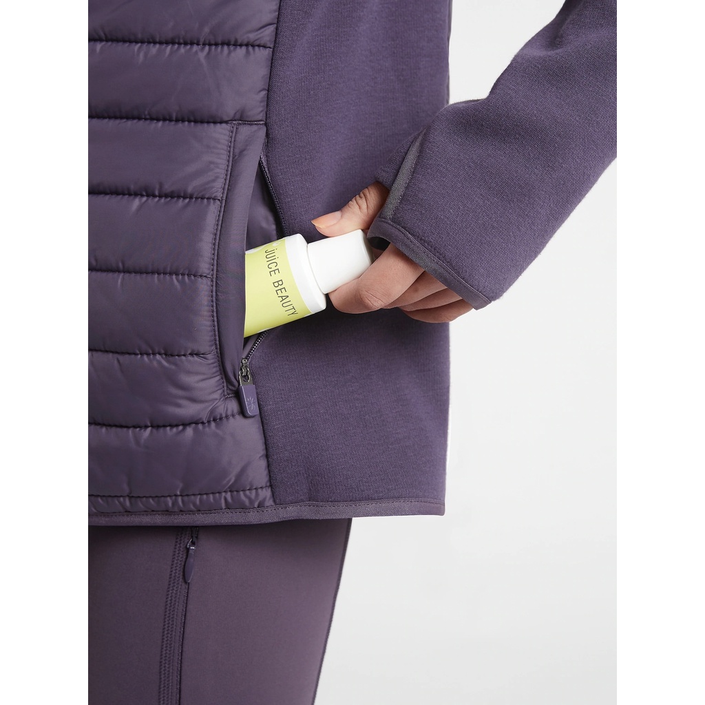 Áo khoác thể thao bé gái Athleta 598456 Girl Half-Time Hybrid Jacket size M8/10